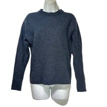 j crew blue wool pullover sweater Size M - £27.21 GBP