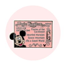 Mickey Mouse Vintage Disney Pin: Magic Kingdom E Ticket - $49.01 CAD