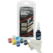 Visbella DIY Leather and Vinyl Repair Kit Fix Holes Rips Upholstery Clothing - £19.55 GBP