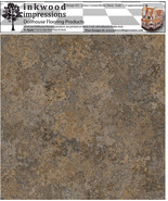 Dollhouse Flooring 6 mil Peel Stick Vinyl 12&quot;x12&quot; Lichen Covered Brown S... - $6.00