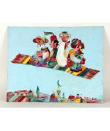 &quot;The Flying Carpet&quot; by Jovan Obican, Oil Painting on Board, 16x20 - $27,810.12 MXN