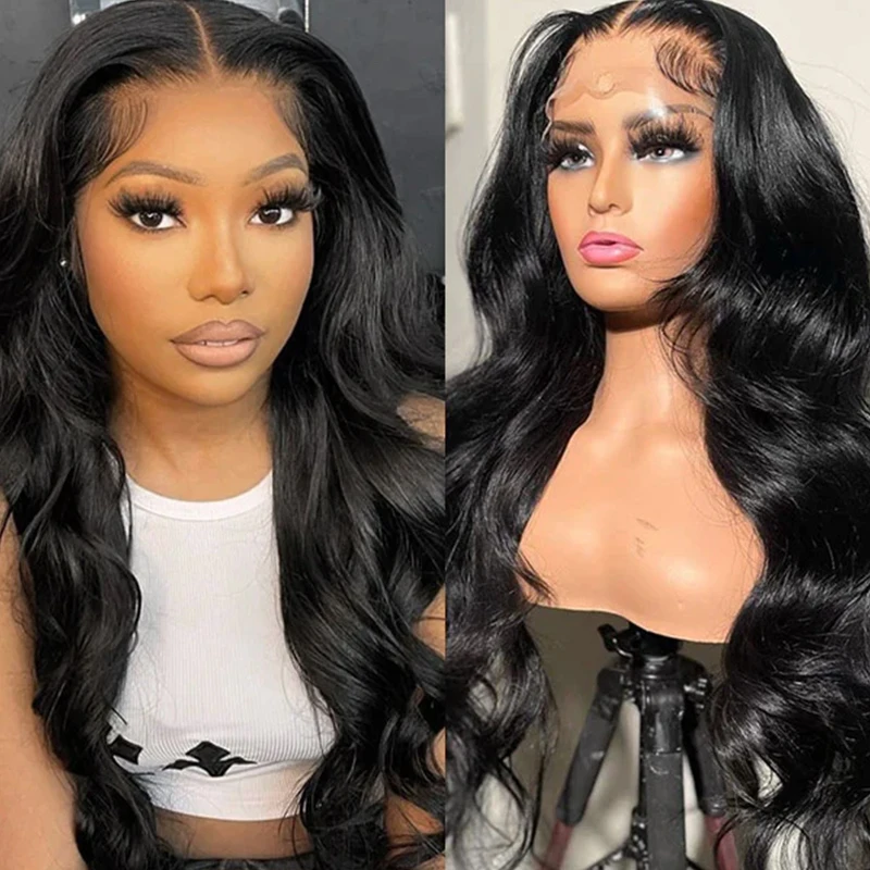 BOTISI 30inch  Body Wave Lace Front Wig Human Hair Pre Plucked 5x5 Gluele - £70.22 GBP+