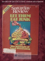 Saturday Review February 2 1980 Junk Food Marci Mcdonald William Serrin - £6.77 GBP