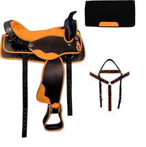Classic Quality Western Synthetic Light Weight Comfort Barrel Racing Tra... - $281.06