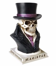 LAST CHANCE! Count Magistus Skull Top Hat Money Box Coin Bank V35 Alchemy Gothic - £24.01 GBP