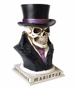 LAST CHANCE! Count Magistus Skull Top Hat Money Box Coin Bank V35 Alchem... - £23.55 GBP