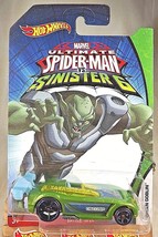 2016 Hot Wheels Marvel Ultimate Spider-Man vs Sinister 6 BATTLE SPEC Green OH5sp - £9.83 GBP