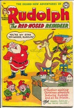 Rudolph The Red Nosed Reindeer 1953-DC-Santa Claus-Christmas edition-FN- - £69.64 GBP