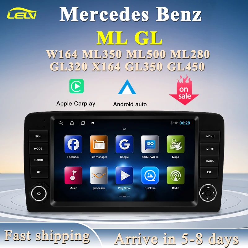 Factory Price 2Din Android Bluetooth Speaker GPS Navigation Carplay Car Video - £206.73 GBP+