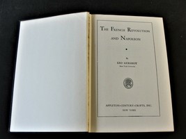 The French Revolution &amp; Napoleon by Leo Gershoy - Appleton, New York- 1933 Book. - £21.03 GBP