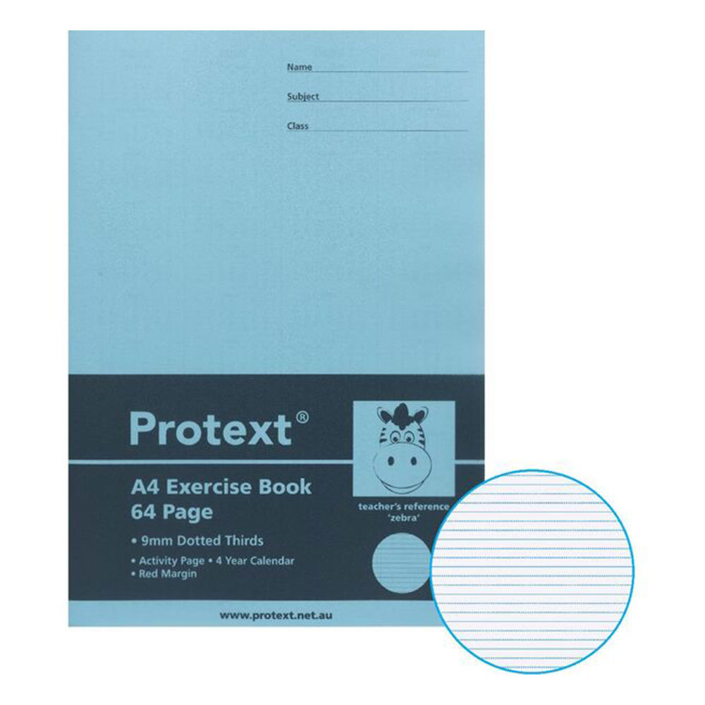 Protext A4 Dotted Thirds Duck Exercise Book 96pg 18mm - $20.37