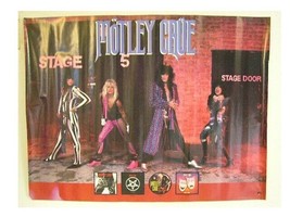 Motley Crue Poster Stage Five OLD - $1,706.70 MXN