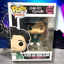 Funko Pop! TV Netflix Squid Game #1222 Seong Gi-hun Vinyl Figure WITH PR... - $119.27 MXN