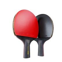 2PCS Professional 6  Table Tennis Racket Ping Pong Racket Set Pimples-in Hight Q - £93.21 GBP
