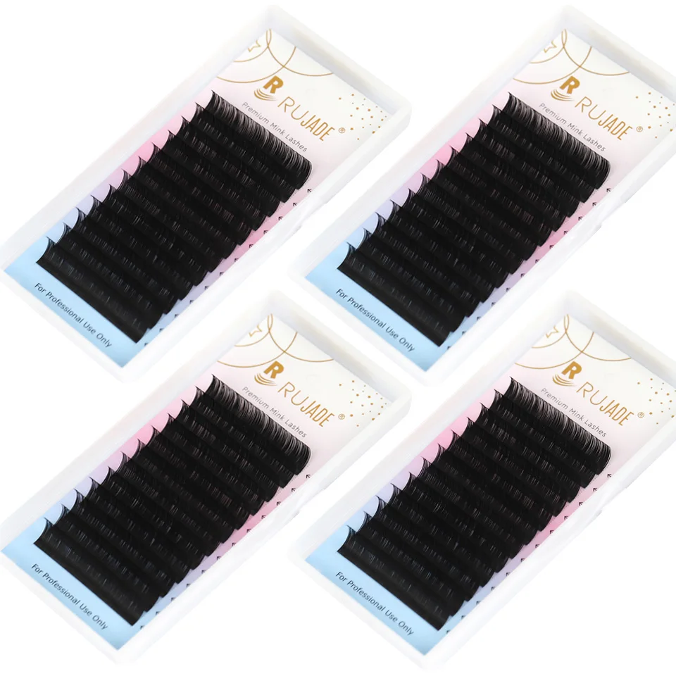 RUJADE  Mink Individual Eyelashes Extension Reglular Clic Lashes Extensi... - £22.76 GBP