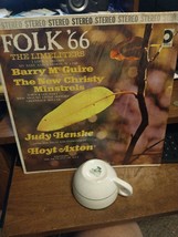 FOLK &#39;66 -  Vinyl LP Design Records DLP-207 , The Lime Lighters, New Christy etc - £3.98 GBP