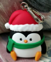Bath &amp; Body Works Penguin Pocketbac Hand Sanitizer Holder Holiday Pengui... - $15.90