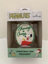 Peanuts Hallmark Sharing is Caring Christmas Tree Ornament - £16.75 GBP