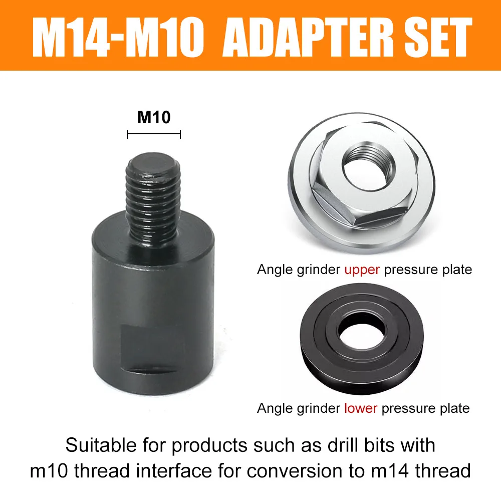 M10 Angle Grinder Electric Hand Drill Socket Chuck Conversion Collet Qui... - £32.05 GBP