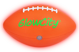 Glowcity Glow in the Dark Football - Light up LED Ball - Perfect for Evening Pla - £26.79 GBP