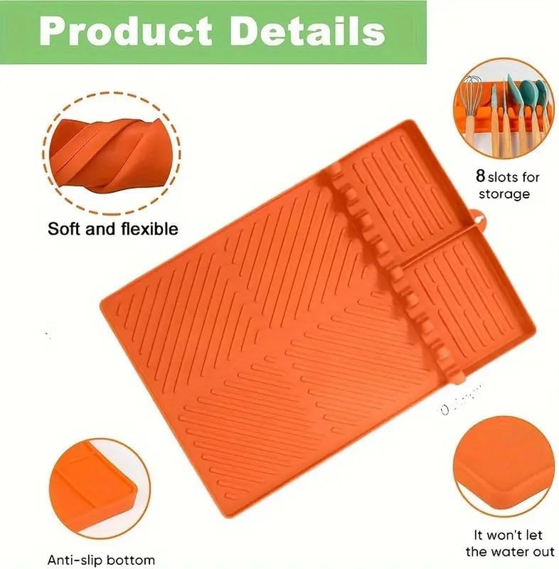 Emptycolor Silicone Grill Mat for Blackstone Griddle, Heat Resistant Non-Slip Gr Item image 3