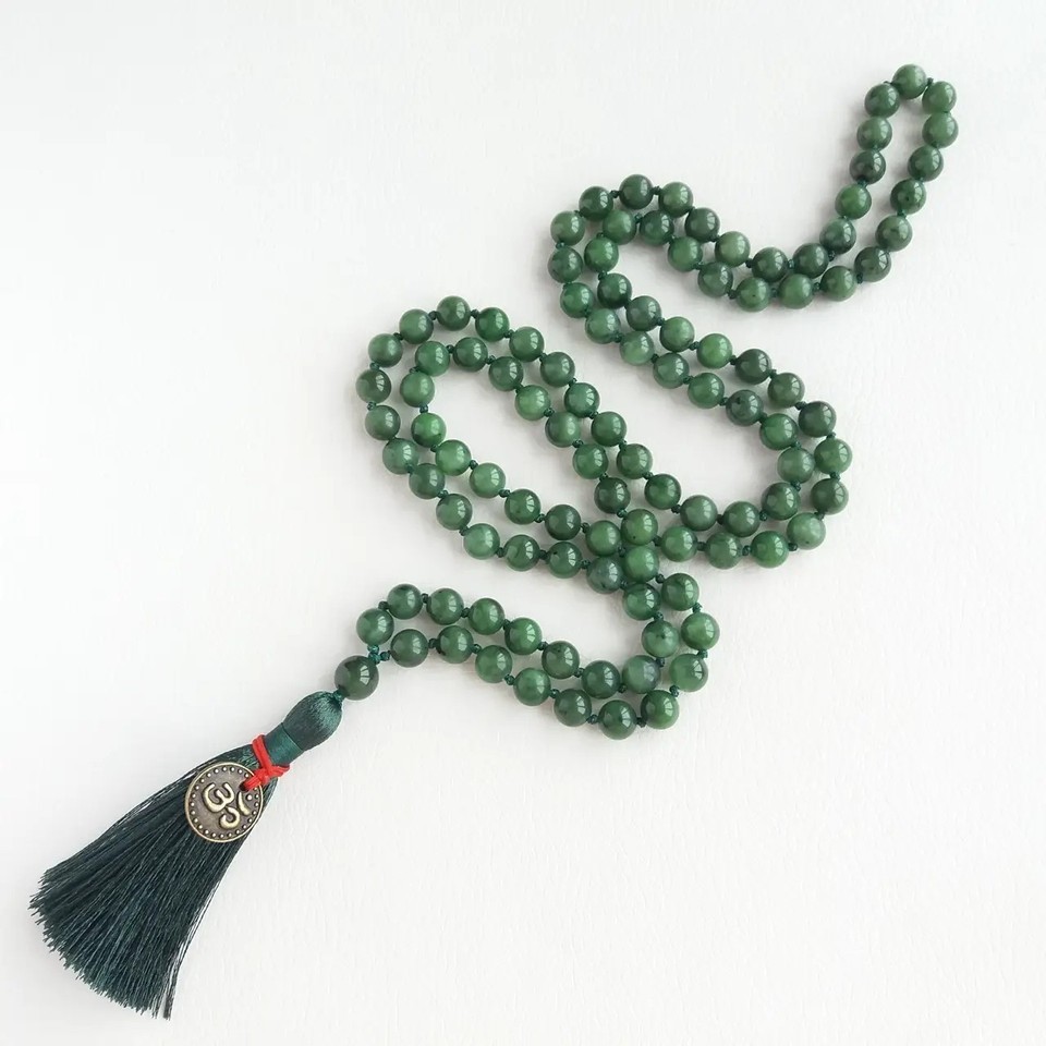 108 Jade Rosary With 8mm Knot - $445.50