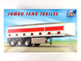 Italeri Jumbo Tank Trailer Model Kit 1/24 Model Kit New open box 100% co... - £31.15 GBP
