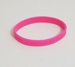 Breast Cancer Awareness Silicone Bracelet image 2