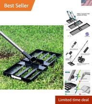 Lawn Leveling Rake, 6.5FT 17"x10" Levelawn Tool, Heavy Duty Effort Savin... - $61.46