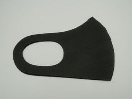 Adult Size Face Mask - Comfortable, Lightweight, Washable, Quick Drying - Black - £2.18 GBP