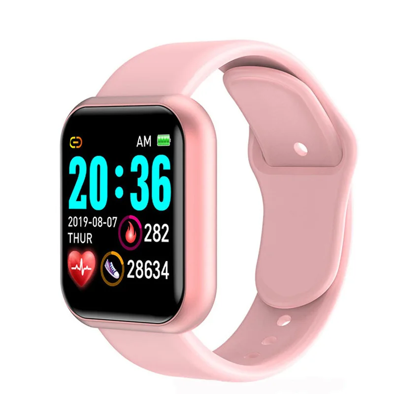 Y68 Smart Watch Bluetooth Fitness Tracker Men Women Smartwatch Heart Rat... - $15.64