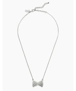 Kate Spade New York Necklace Sparkling Pave Bow NEW - £37.98 GBP
