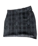 Evri Womens Pull On A Line Skirt Plus Size 3X Snake Print Black Work Party - $29.72