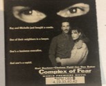Complex Of Fear Tv Print Ad Chelsea Field Joe Don Baker TPA4 - $5.93
