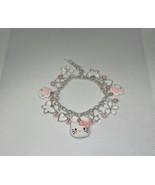 ~Hello Kitty~Cute Cat Charm Bracelet~ Anime Sanrio~Single Chain! You Choose - £11.78 GBP