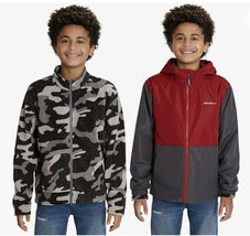 Eddie Bauer Boy&#39;s Lone Peak Light Weight 3 In 1 Jacket Red/Gray Boy&#39;s Sz... - $369.05 MXN