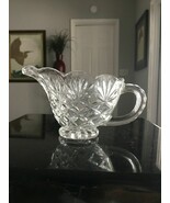 Vintage Small Crystal Cream Pitcher - $25.56 CAD