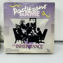 1986 Vintage Boardgame THE INHERITANCE Mystery Dinner Party Zone Game - £14.58 GBP