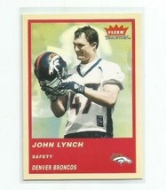John Lynch (Denver Broncos) 2004 Fleer Tradition Card Hof #261 - £3.92 GBP