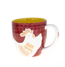Starbucks Rooster Zodiac Red Ceramic Mug Chinese New Year Coffee Cup 12 Oz - £24.63 GBP