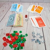 2014 Monopoly Board Game Replacement Parts Only Tokens Money Dice Cards - $13.31 CAD