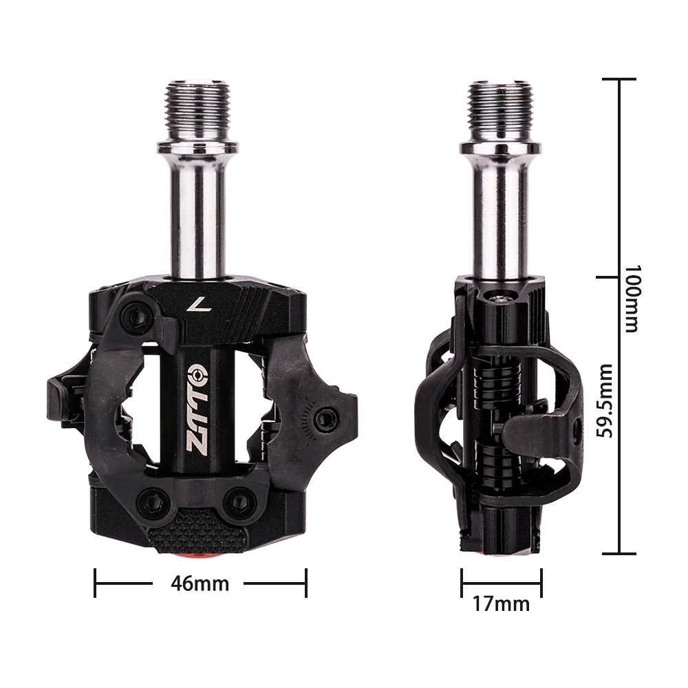 Sporting ZTTO MTB Bicycle Aluminum Self-locking With Clips Pedals For  Mountain  - £34.18 GBP