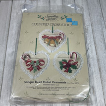 Something Special Counted Cross Stitch Antique Heart Pocket Ornament Kit  - $14.99