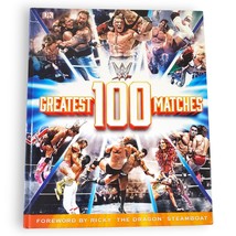 2016 WWE 100 Greatest Matches Book John Cena Stone Cold The Rock Hardcover - $378.38 MXN