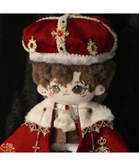 Royal King Doll Costume Victoria Emperor Figurine Crown Cape Lolita Clothes - $83.58 CAD
