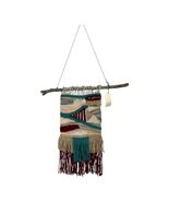 The Yarn Sculptor Hand Woven Wall Hanging Textile Art Organic Fiber Boho Decor - $37.80