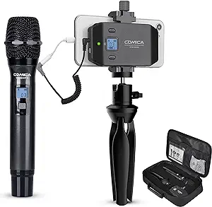 Comica CVM-WS50(H) Wireless Microphone System, 6 Channels Handheld Inter... - $239.99