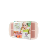 Silicone Baby Food Freezer Tray with Lid Pink by Melii - £9.23 GBP