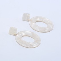 2021 Unique Design White Love Heart Shape Dangle Earring For Women Charm... - £7.21 GBP