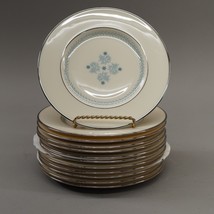 Lenox Charmaine 6&quot; Bread Plates Platinum Rim Excellent Condition C-512 - $9.59